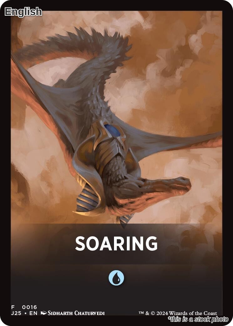 Magic Soaring Theme Card 16 Token Foundations Jumpstart NM