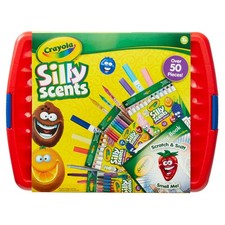Crayola Silly Scents Activity Tub Markers Crayons Kids Colouring Set 3 