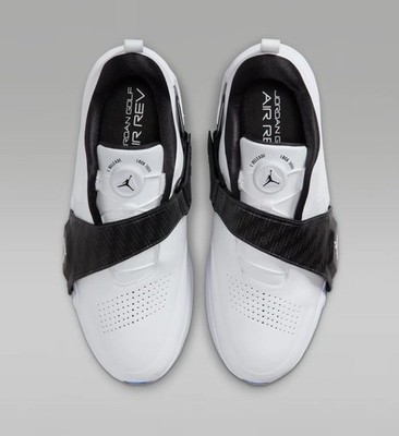 Nike Jordan Air Rev BOA Golf Shoes FV6338-103 White Black Men\'s Size 9 US Nike Jordan Air Rev White Black Athletic Golf Shoes FV6338  main image 4