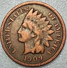 1909 Indian Head Cent Penny