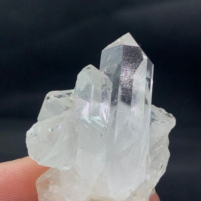32g Clear Quartz Multi-Terminated Crystal Cluster Fine Terminations Pakistan