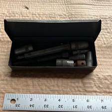 Vintage Small Bushing Driver Set With Metal Case - Mechanic Tool Kit