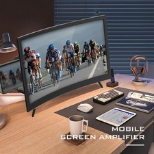 Newest Mobile Phone Screen Magnifier 12 inch HD Video Amplifier Smartphone Stand