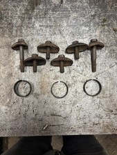 1954-58 Chevy Gm 235 Manifold Hardware-hold Downs W Bolts And Rings. 1954-58 Chevy Gm 235 Manifold Hardware-hold Downs W Bolts And Rings.