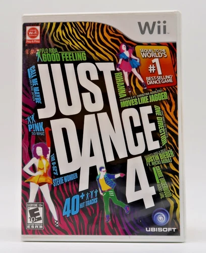 Just Dance 4 (Nintendo Wii, 2012) Used