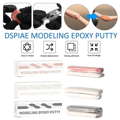 DSPIAE Milliput Standard weiß grau Haut Epoxidkitt Modellierung Detailing Supplies