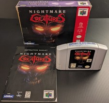 Nightmare Creatures | Nintendo 64 | N64 | CIB | Complete | Blockbuster Labels