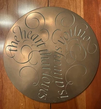 Wild Goose Studio Heart That Loves Is Always Young Bronze Plaque Irish Craft