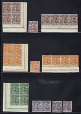 Zanzibar, 1926-1936, 99 timbres, entre Scott #184 et 213, comme neuf N.H./L.H., occasion
