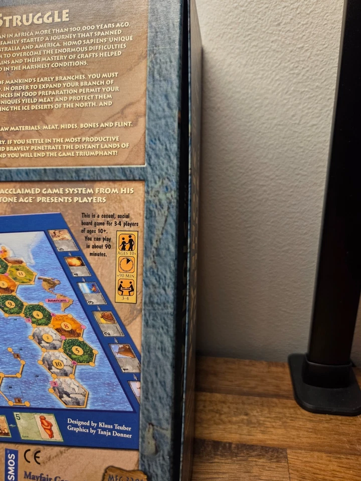 Juego de mesa Catan Histories: Settlers of the Stone Age (Mayfair) Foto 4 de 4