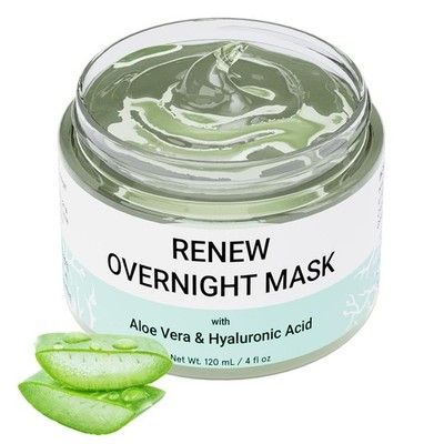RENEW Nacht Maske Gesicht, Gesichtsmaske beauty- mit Aloe Vera und