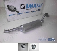 Imasaf Auspuff Mitteltopf+Zub. FüR Mitsubishi Pajero Ii 2.5/2.8 Td Lang Ab 1/96