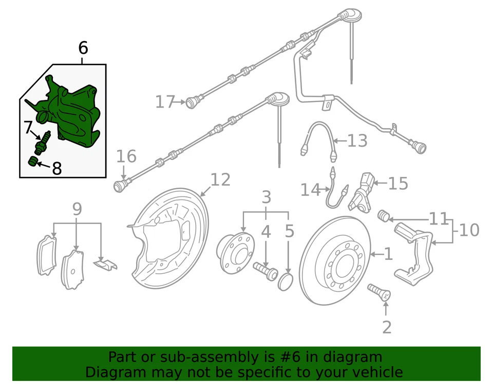 Pinza original Volkswagen 5K0-615-423-A Foto 2 de 2