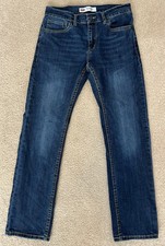 Preowned - Levi's 511 Size 16 Regular 28X28 Boys Slim Fit Jeans Medium Wash 4