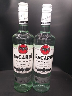 Bacardi Carta Blanca Superior White Rum 37,5% Alkohol 2 x 0,7 Liter