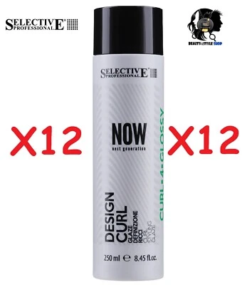 SELECTIVE PROFESSIONAL 12X SELECTIVE DESIGN CURL GLAZE FLUIDO DEFINIZIONE RICCI 250ML PROFESSIONAL NOW