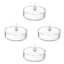 4 Pcs Feeding Tray Shrimp Dish Set Aquarium Fish Feeder Tank Bowl