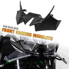 For Kawasaki Z650 Z 650 2020-2024 Front Spoiler Downforce Winglet Deflector Kit