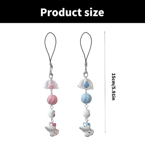 Adorable Lovely Cats Bead Phone Lanyard Accessory for Phones And Cameras - Picture 8 of 10