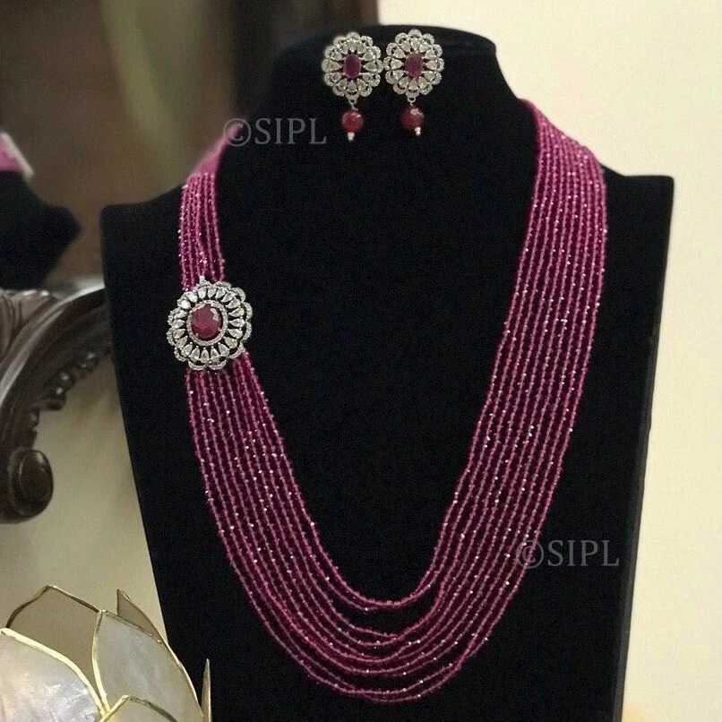 Cz long necklace outlet