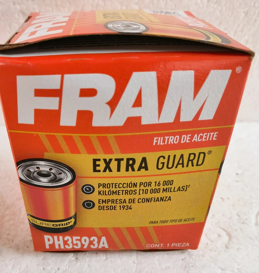 Filtro de aceite giratorio FRAM PH3593A Extra Guard Foto 2 de 2