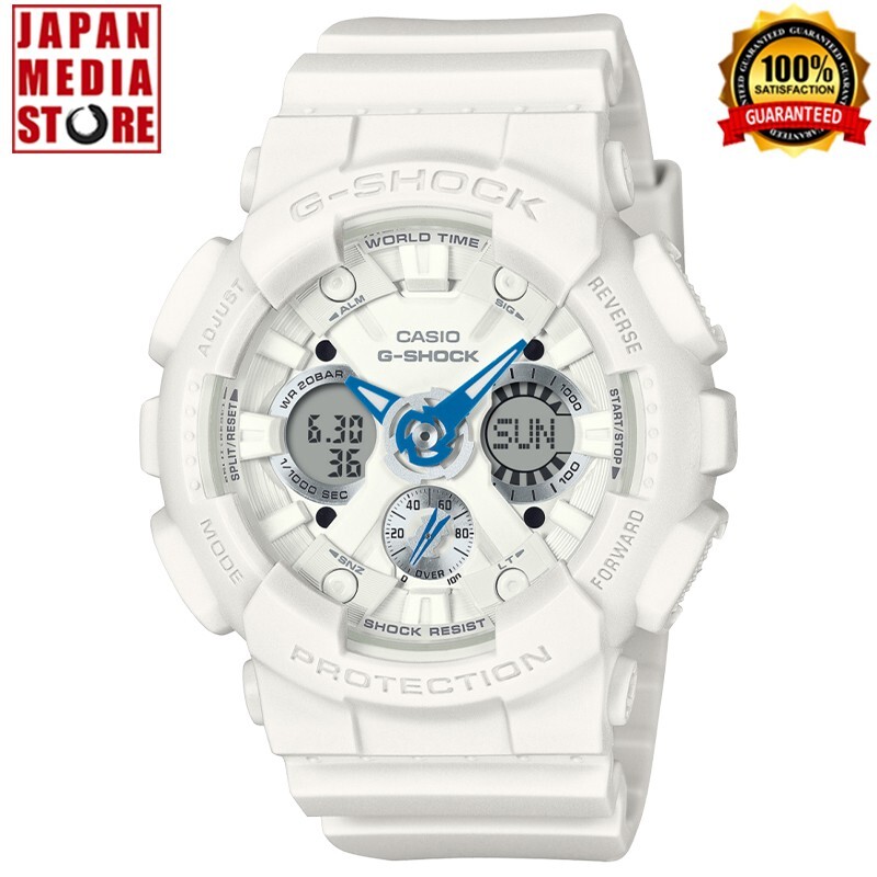 CASIO G-SHOCK GMA-S120SA-7A2JF White Sporty Accent Color Women