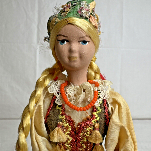 MUÑECA POLACA DE COLECCIÓN ARTE POPULAR CELEBRACIÓN CHECA Internacional Hecha a Mano 8 1/2" - Imagen 13 de 19