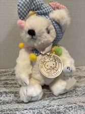 14" VINTAGE 1986 GORHAM TEDDY BEAR Joker Stuffed Animal Plush