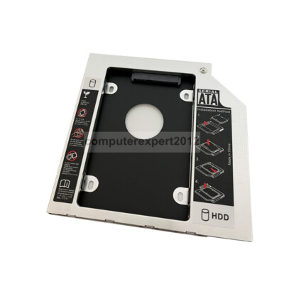 2nd Hard Drive HDD SSD SATA Caddy for Lenovo ThinkPad E555 E550 E560 UJ273 DVD
