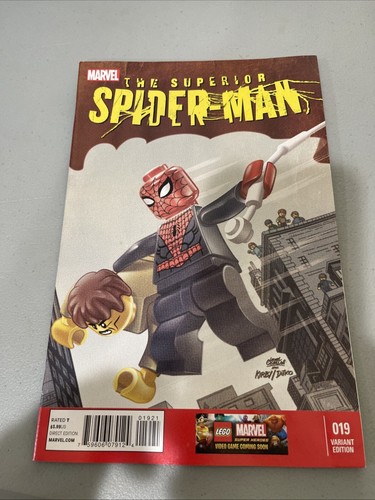 Superior Spider-man #19 NM+ 1:25 Lego Variant - Amazing Fantasy #15 homage -2013