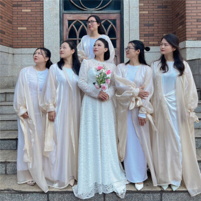 bridesmaid dress cardigan Ornament Cardigan+Slip Dress – NOD NY main image 0