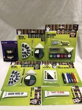 Large Lot Halloween Make-Up, Witch, Unicorn, Fake Blood, Crayons, Fake Teeth