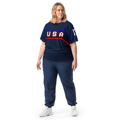 Team USA Fan Customizable Jersey - Personalized Name and Number Sizes 2XS-6XL