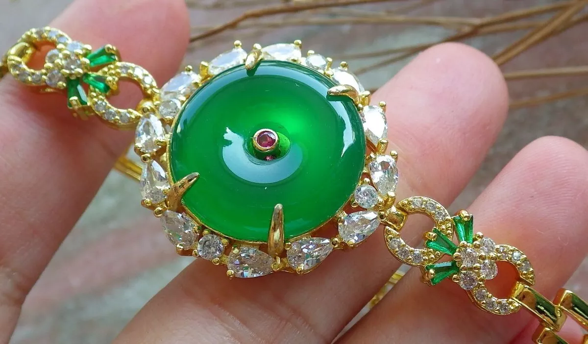 Green 2024 agate jewelry