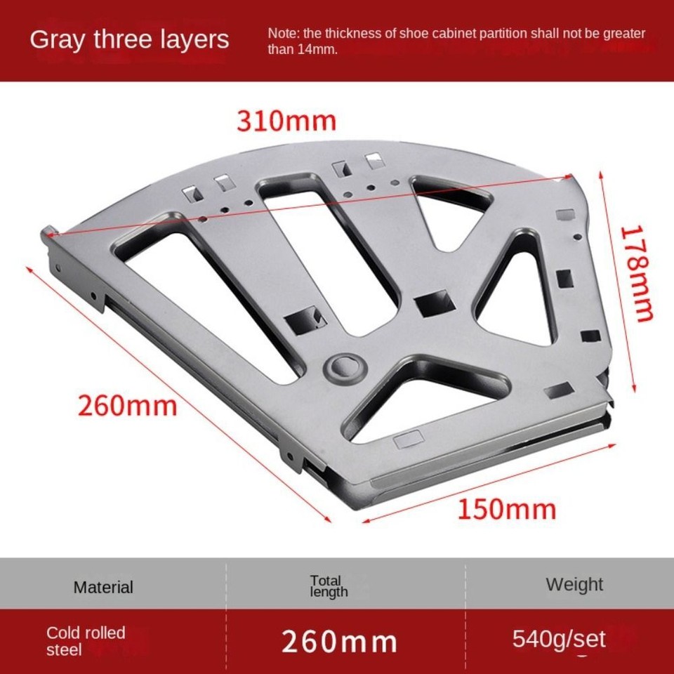 Stainless steel Shoe Hinges Shoes Rack Fittings Home Shoes