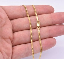 2.7mm Miami Cuban Curb Link Ankle Anklet 14K Yellow Gold-Plated Sterling Silver