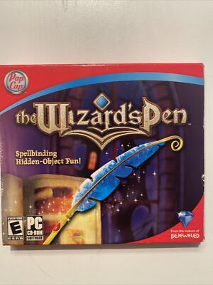 Pop Cap The Wizard s Pen Mystery Puzzle Game PC CD-ROM Windows Computer Game