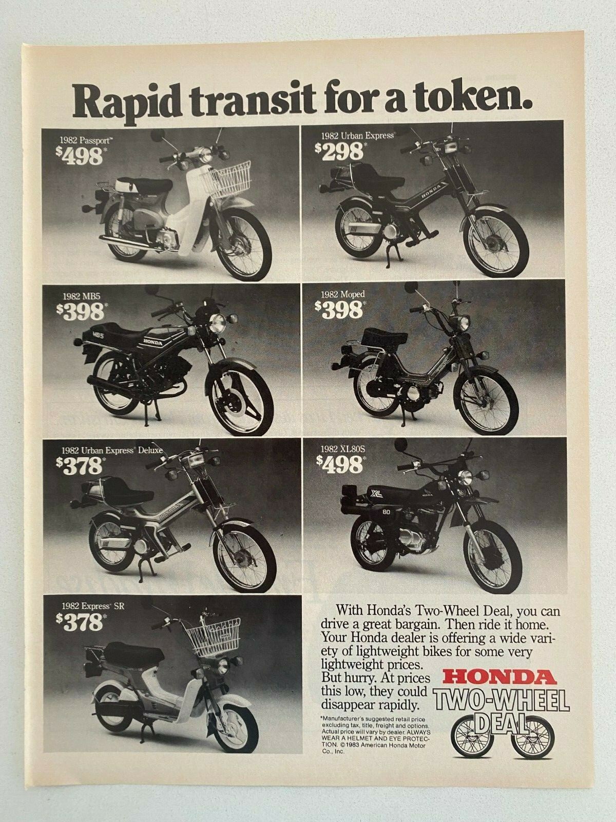 Vintage 1983 Print Ad