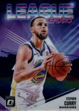 2018-19 Donruss Optic League Leaders Purple #8 Stephen Curry Warriors