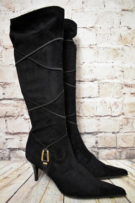 mid heel knee high boots uk