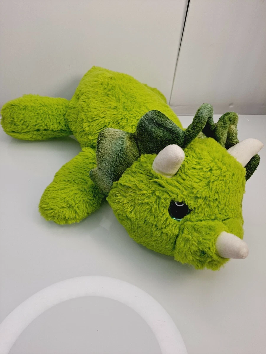 Kellytoy Triceratops Dinosaur Plush Green 15