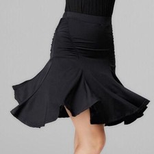 Latin Rumba Samba Cha Cha Tango Salsa Paso Doble Practice Dance Skirts Dancewear