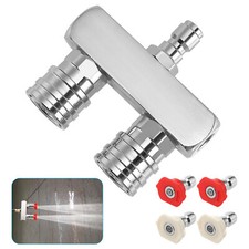 5Pcs 5000 PSI High Pressure Washer Dual Nozzle 1/4inch Quick Connect Spray Tip