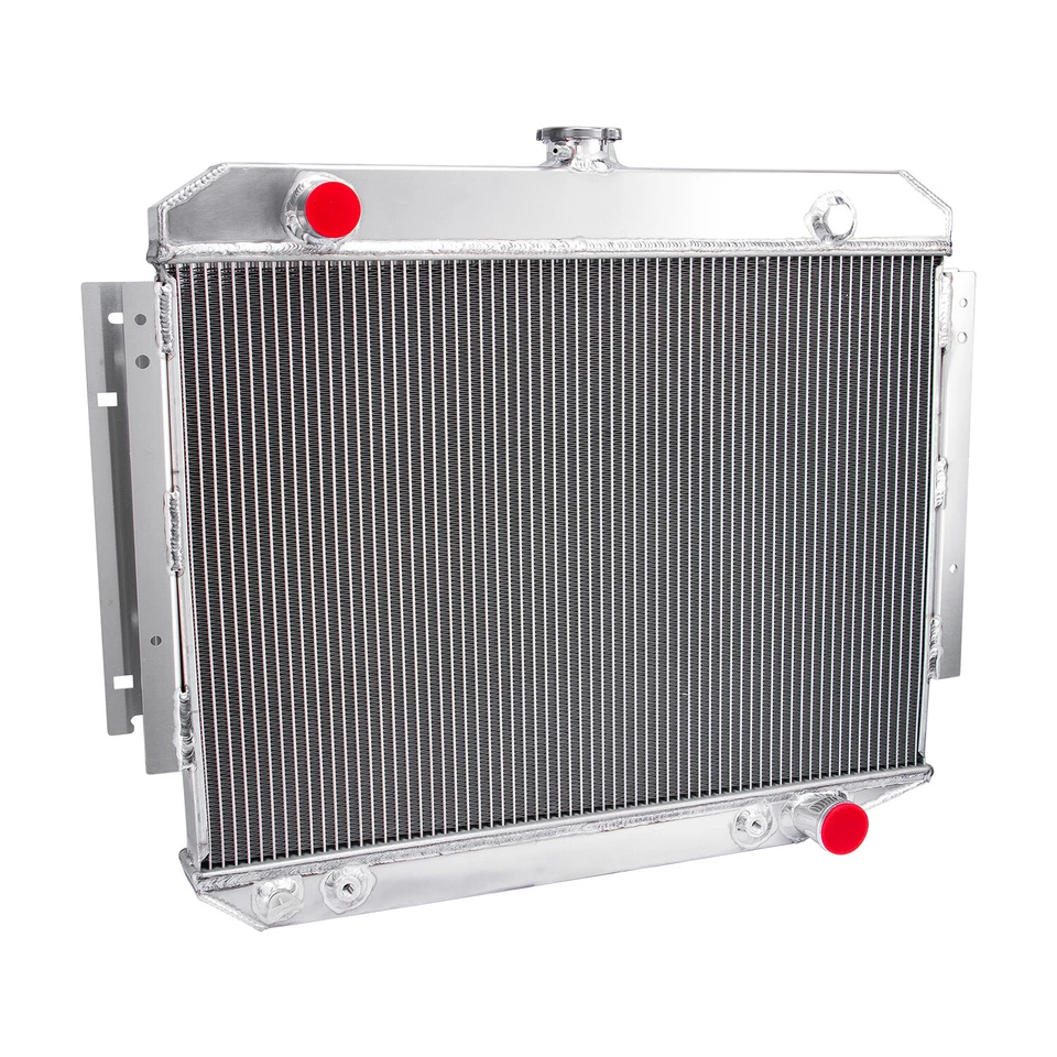4 Row Radiator For 1971-1979 1972 Dodge B/D/W D100 D150 W200 300 Pickup Van V8 Foto 2 de 4