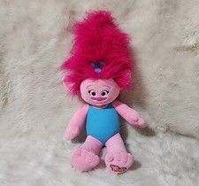 Build A Bear Trolls Princess Poppy Stuffed Doll 23" Plush BABW Pink DreamWorks