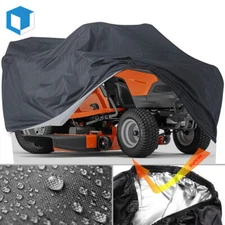 Riding Lawn Tractor Mower Cover Waterproof UV Protector Heavy Duty Fits 72"x54''