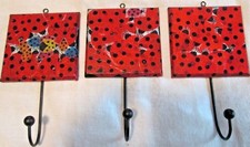 Cute!! Creative Ladybug Handcrafted  Wall Hooks Nail Hook Wall Decor