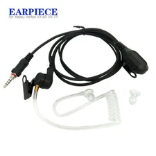  Air Tube Earpiece Headset For Yaesu Vertex VX-6R VX-7R VX6R VX7R FT-270 Radio