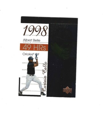 1999 Upper Deck Ovation Curtain Calls #R17 Albert Belle  CHICAGO WHITE SOX