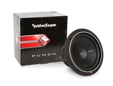 ROCKFORD FOSGATE P1S4-12 /PUNCH P1 12" SUBWOOFER / 4-OHM SINGLE VOICE COIL NEW